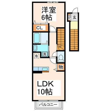 メゾンブリーズの物件間取画像